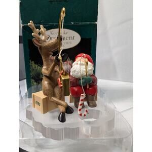 VINTAGE "FISHING FOR FUN" 1995 HALLMARK KEEPSAKE ORNAMENT OF MEMBERSHIP CLIP ON